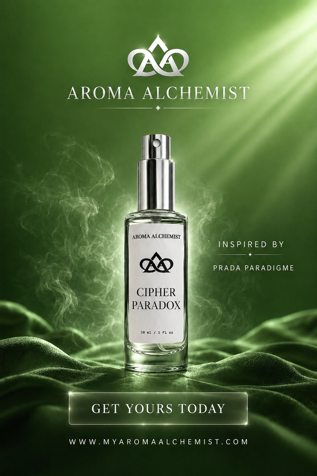 Inspired by Prada Men/Women/Unisex - Fragrance Oil / Spray - 1 Fl oz (30 ml)