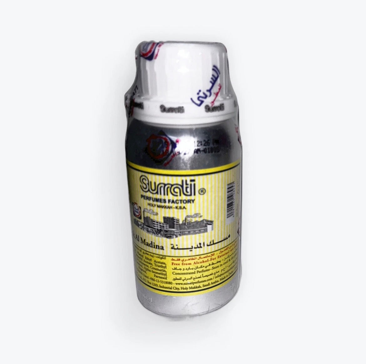 Surrati Musk Al Madina Concentrated Perfume Oil 100gm | Unisex Oil مسك المدينة