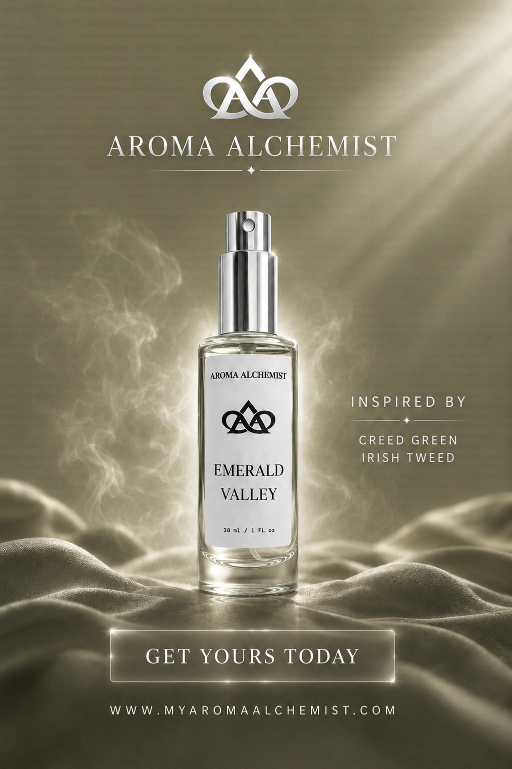Inspired by Creed Men/Women/Unisex - Fragrance Oil / Spray - 1 Fl oz (30 ml)