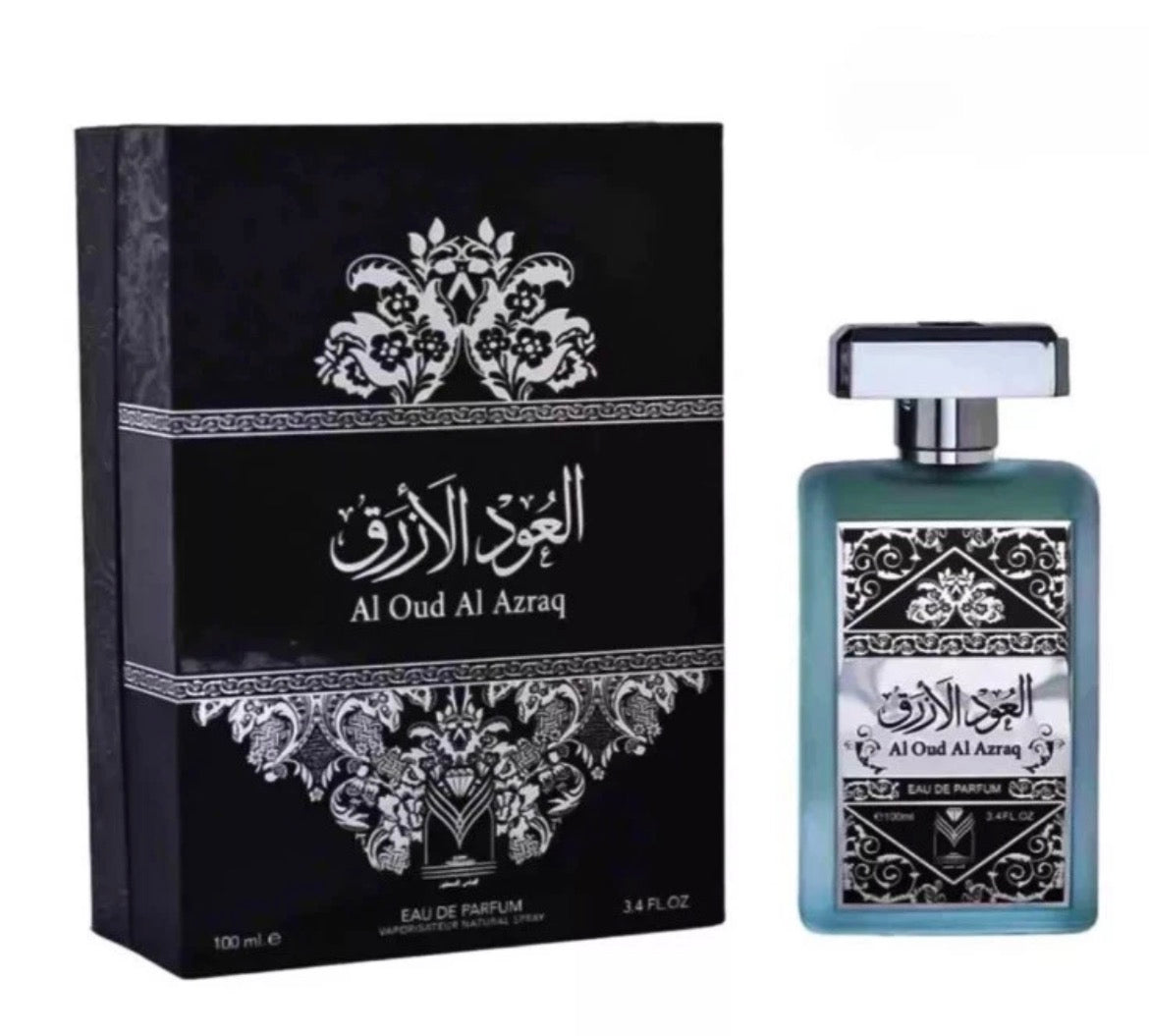 Almas Perfumes Al Oud Al Azraq EDP 3.4 Fl Oz | Unisex Spray