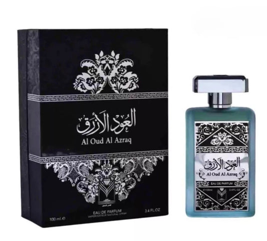 Almas Perfumes Al Oud Al Azraq EDP 3.4 Fl Oz | Unisex Spray
