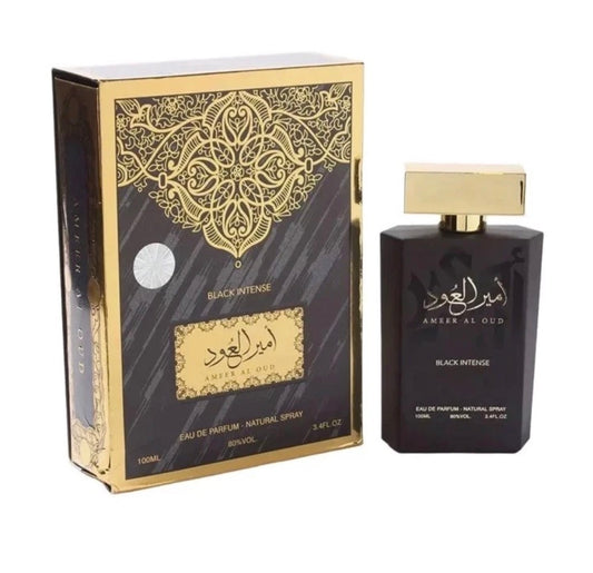 Almas Perfumes Ameer Al Oud Black Intense EDP 3.4 Fl Oz | Unisex Spray